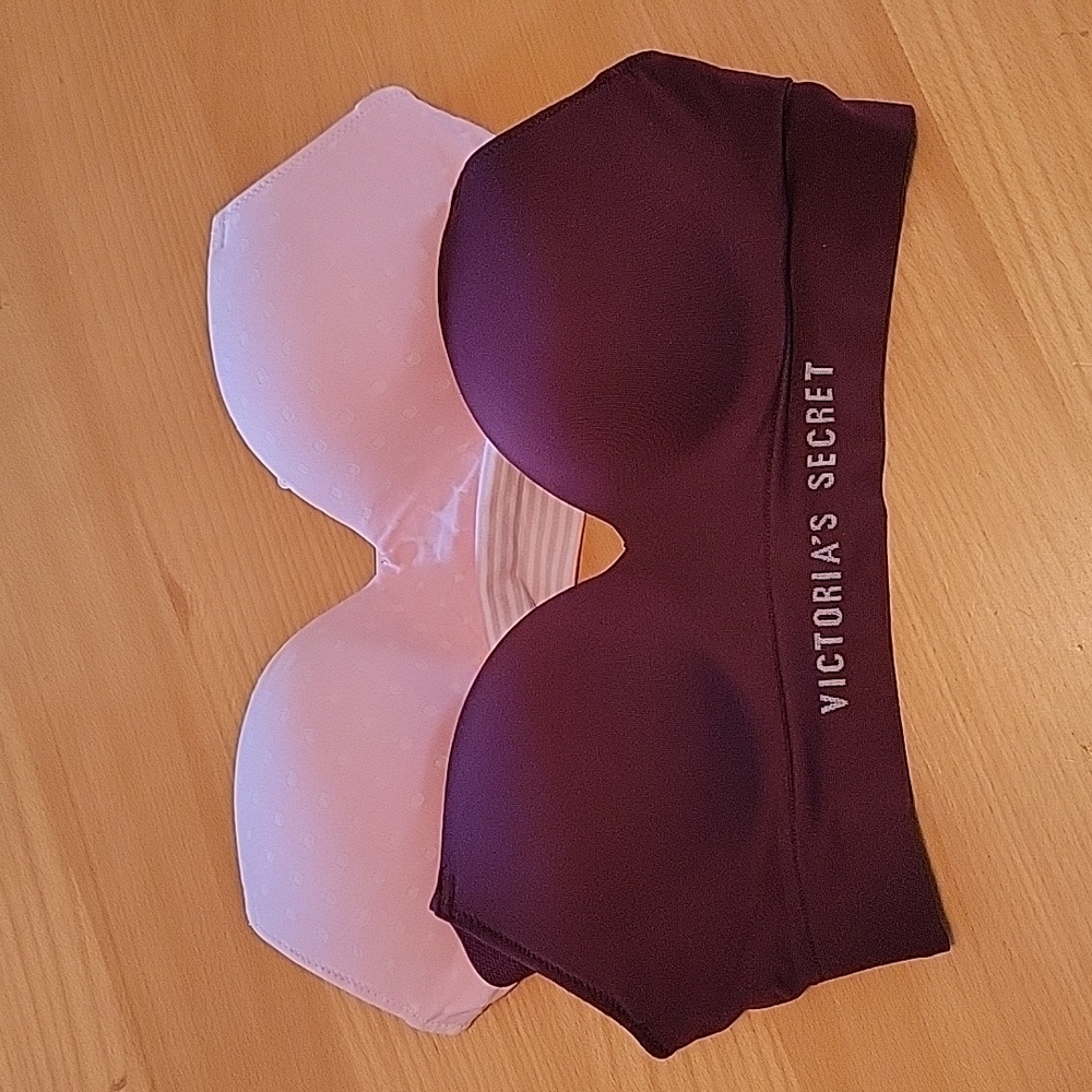 Victoria's Secret Small Wire Free Push Up Bra - set of 2